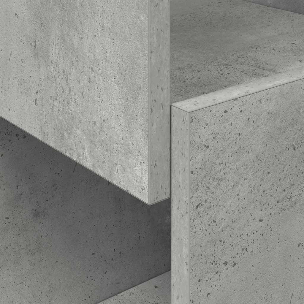 Hjørneskab Beton Grå 30,5x30x65cm Konstrueret træ