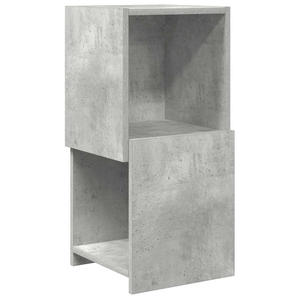 Hjørneskab Beton Grå 30,5x30x65cm Konstrueret træ