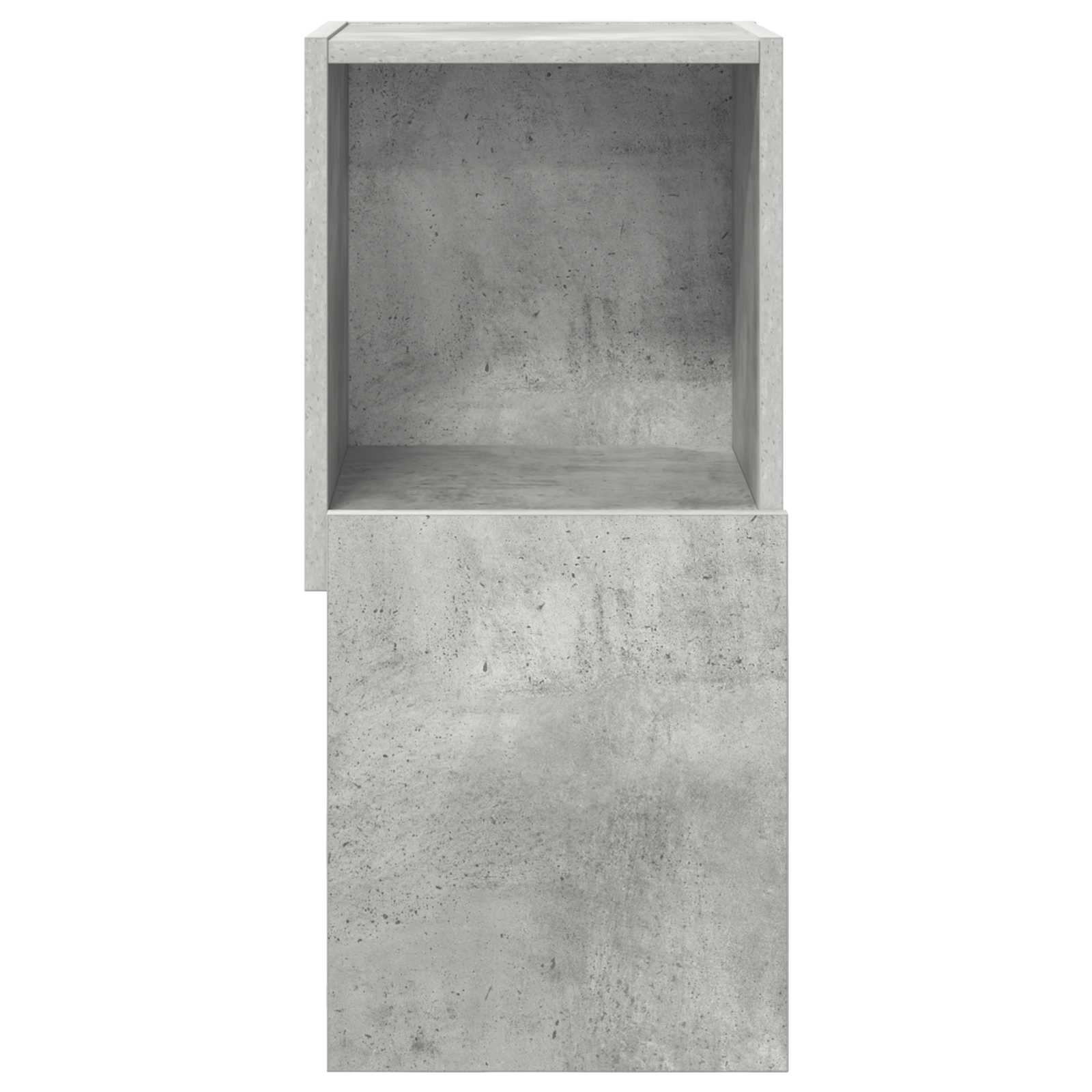 Hjørneskab Beton Grå 30,5x30x65cm Konstrueret træ