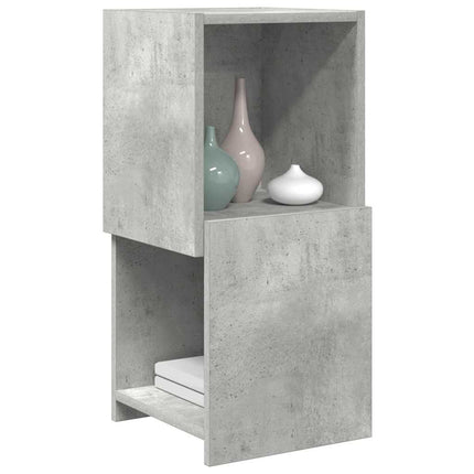Hjørneskab 30,5x30x65cm Konstrueret træ Beton Grå