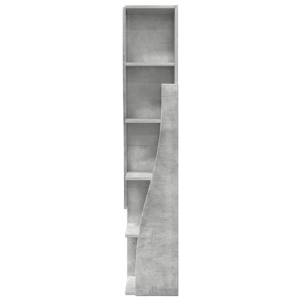 Hjørneskab 27,5x27x140cm Konstrueret træ Beton Grå