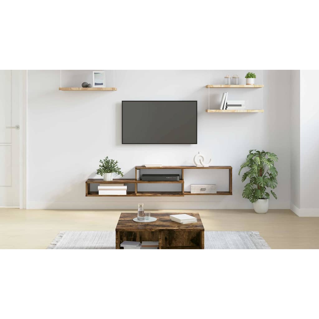 VægbeslagtilTV 150x25x28,5cm Konstrueret træ