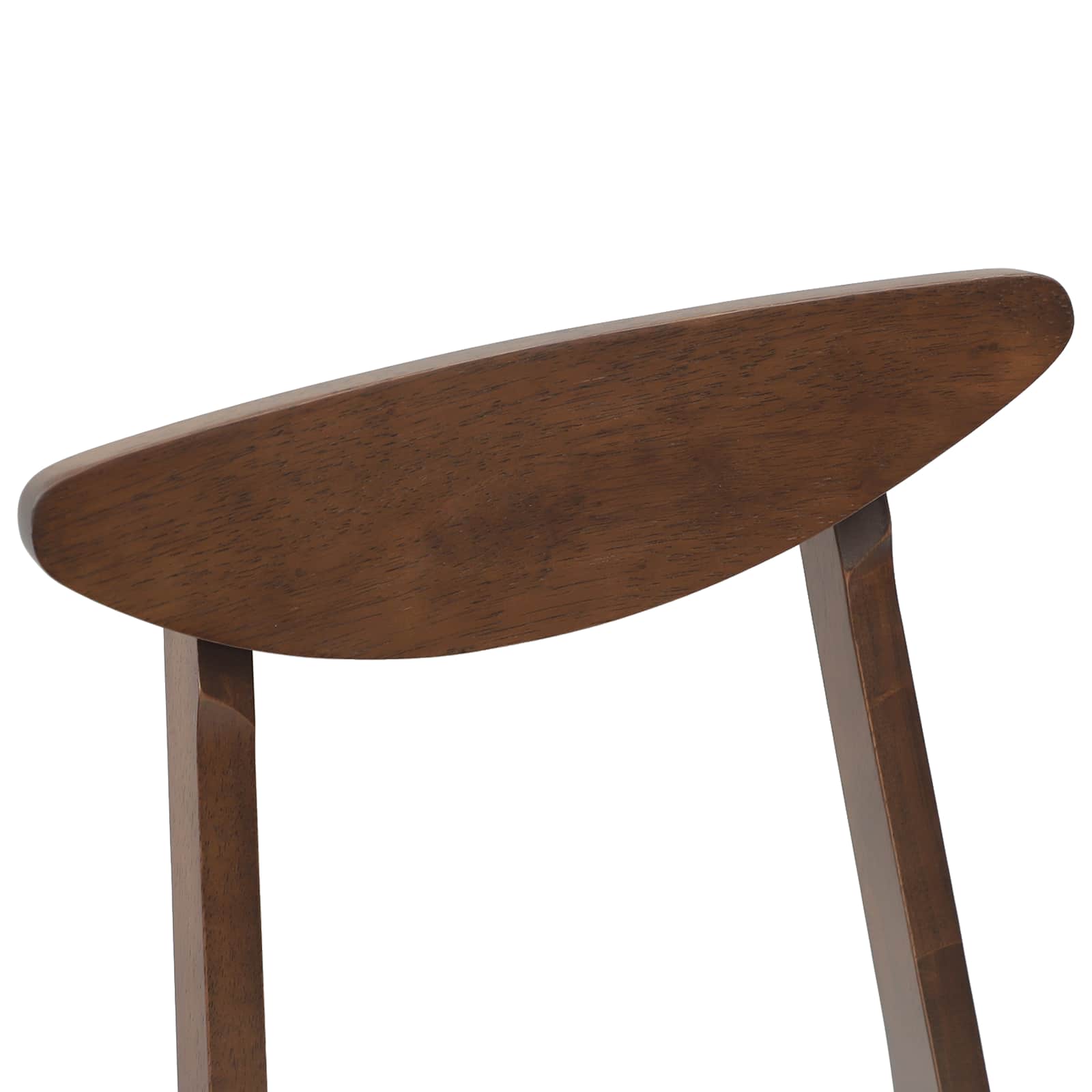 Spisestole 2 pcs Lys Brun 42 x 47,5 x 81 cm Massiv Gummitræ