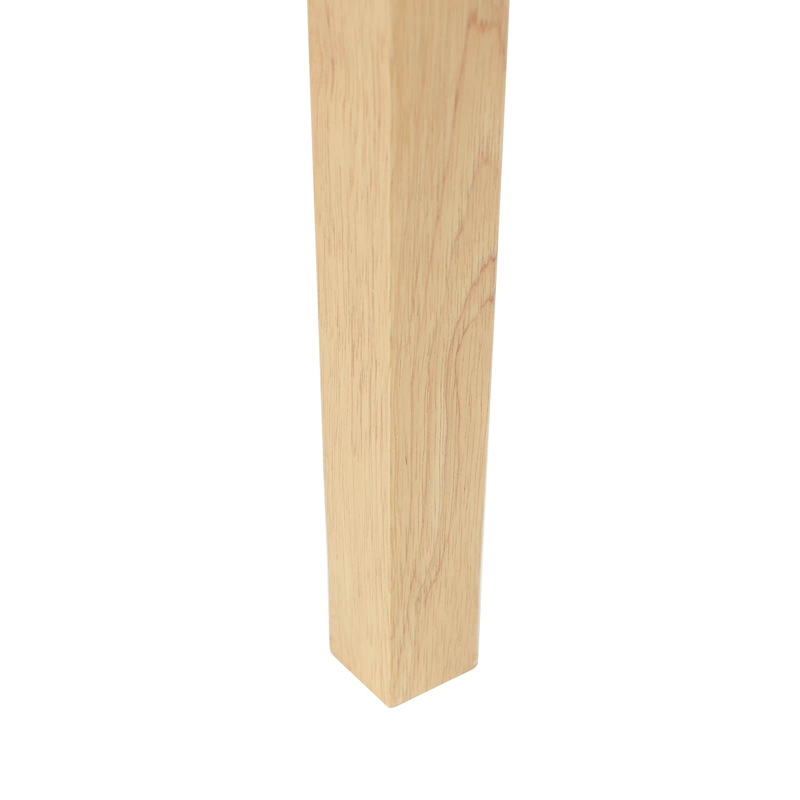 Spisestole 2 pcs Naturfarvet 50 x 52,5 x 91 cm Massiv Gummitræ