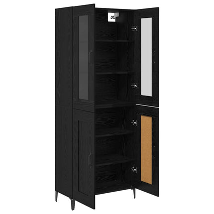Highboard Sort eg 69,5 x 34 x 180 cm Konstrueret træ