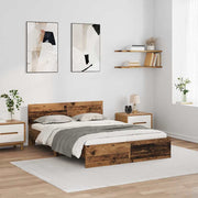 Sengestel Gammelt træ 160 x 200 cm Konstrueret træ
