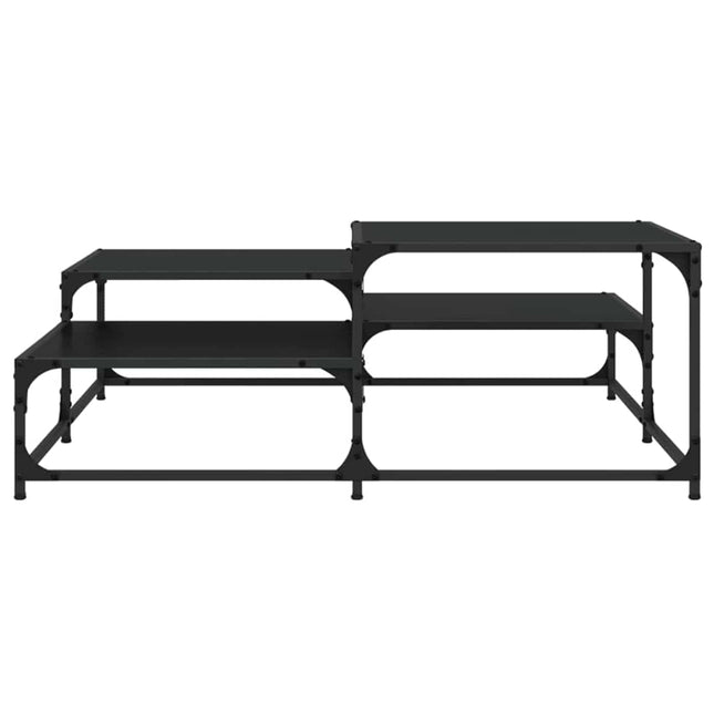 Sofabord Sort eg 107 x 107 x 40 cm Konstrueret træ