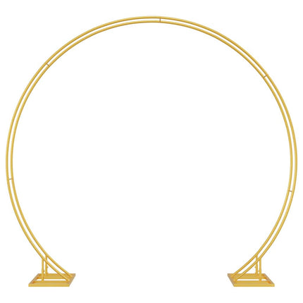Dobbelt bryllupsbue Guld 220 x 45 x 200 cm Stål