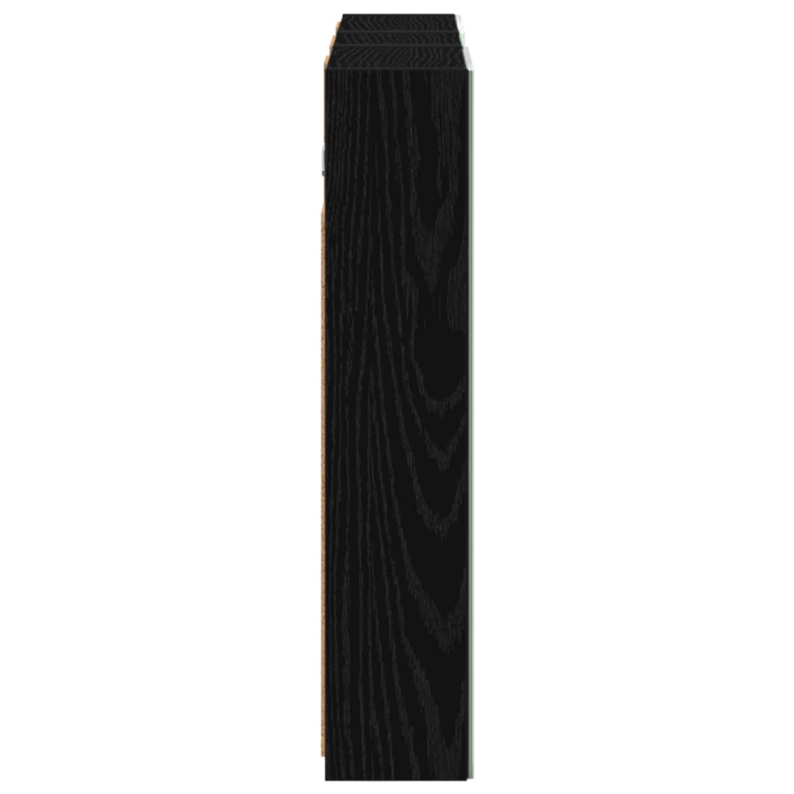 Badeværelsesskabsæt 3 pcs 80 x 10,5 x 50 cm Konstrueret træ