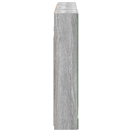 Badeværelsesskabsæt 3 stk. 100 x 10,5 x 50 cm Konstrueret træ