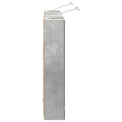 Badeværelsesskabsæt 3 stk. 100 x 10,5 x 50 cm Konstrueret træ