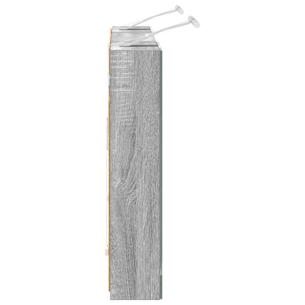 Badeværelsesskabsæt 3 stk. 100 x 10,5 x 50 cm Konstrueret træ