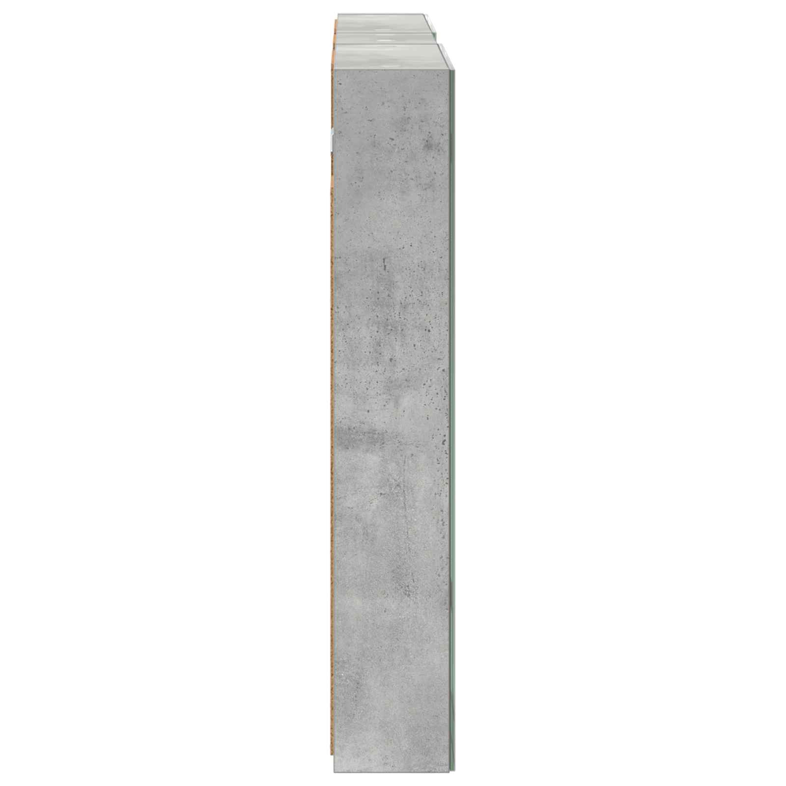 Badeværelsesskabsæt 3 pcs 100 x 10,5 x 60,5 cm Konstrueret træ