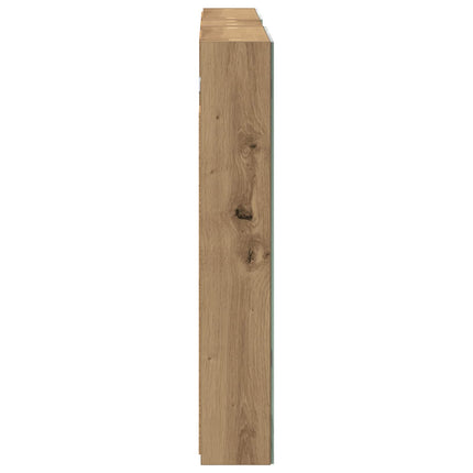 Badeværelsesskabsæt 3 stk. 100 x 10,5 x 60,5 cm Konstrueret træ