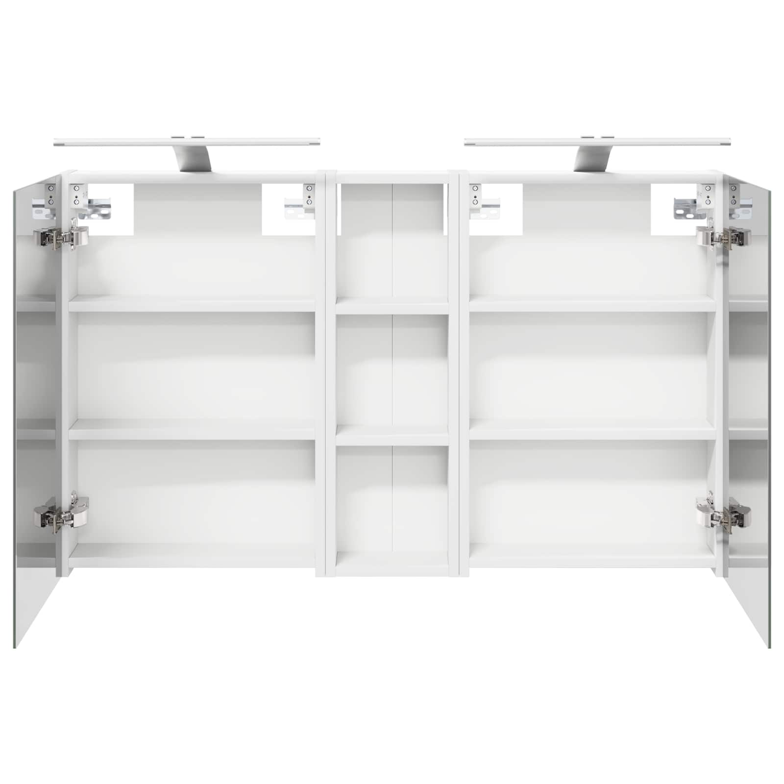 Badeværelsesskabsæt 3 pcs 100 x 10,5 x 60,5 cm Konstrueret træ