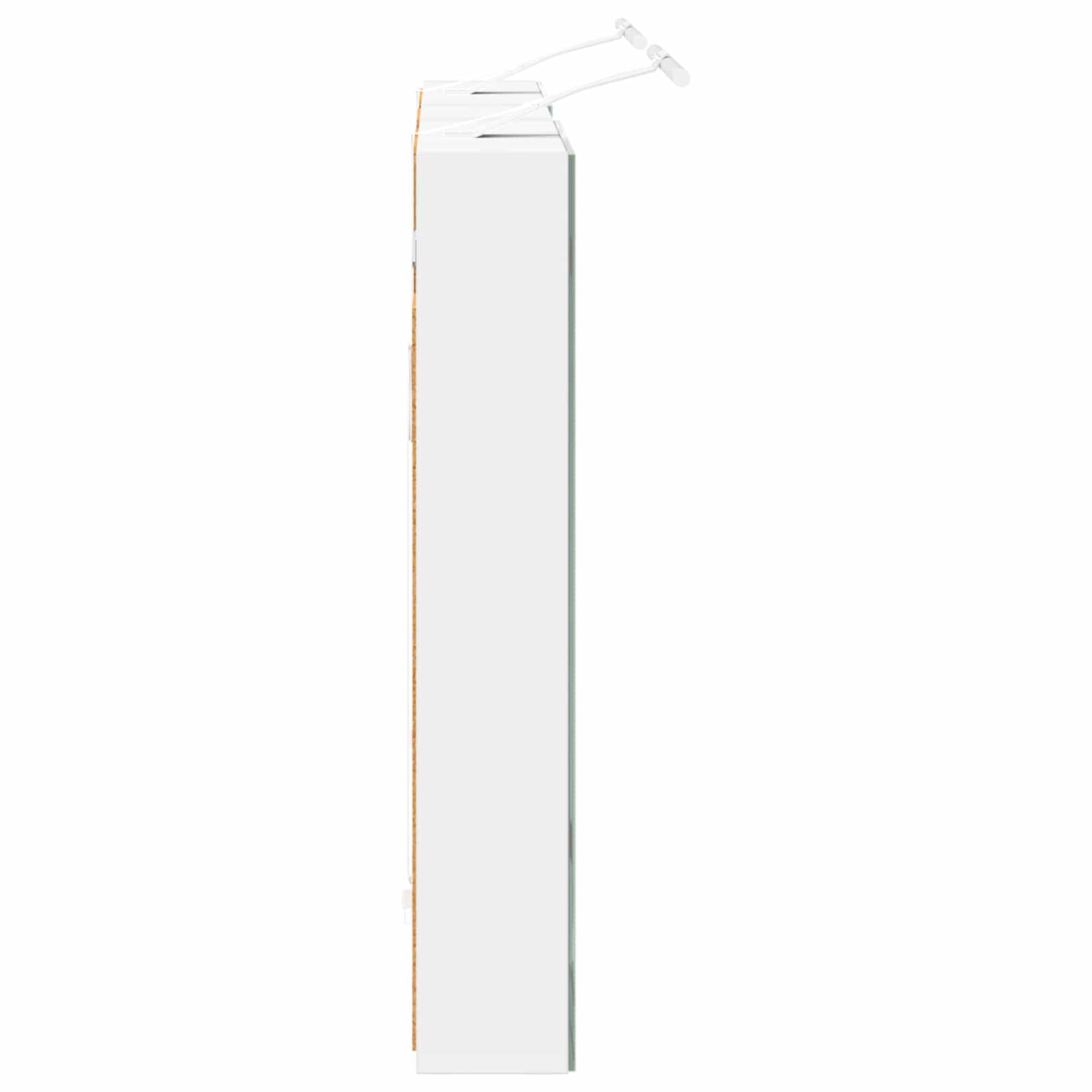 Badeværelsesskabsæt 3 pcs 100 x 10,5 x 60,5 cm Konstrueret træ