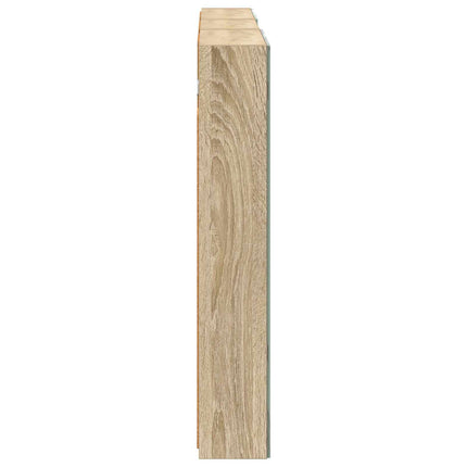 Badeværelsesskabsæt 3 stk. 110 x 10,5 x 60,5 cm Konstrueret træ