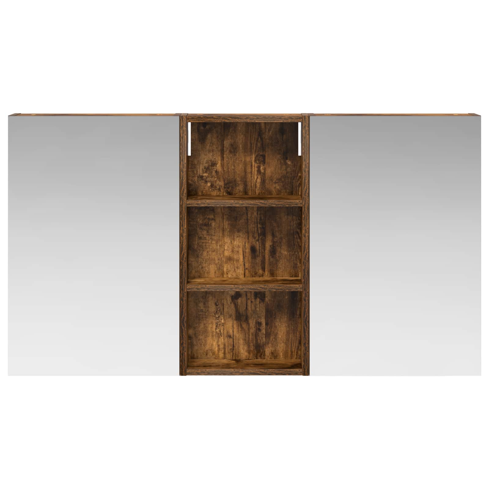 Badeværelsesskabsæt 3 pcs 110 x 10,5 x 60,5 cm Konstrueret træ