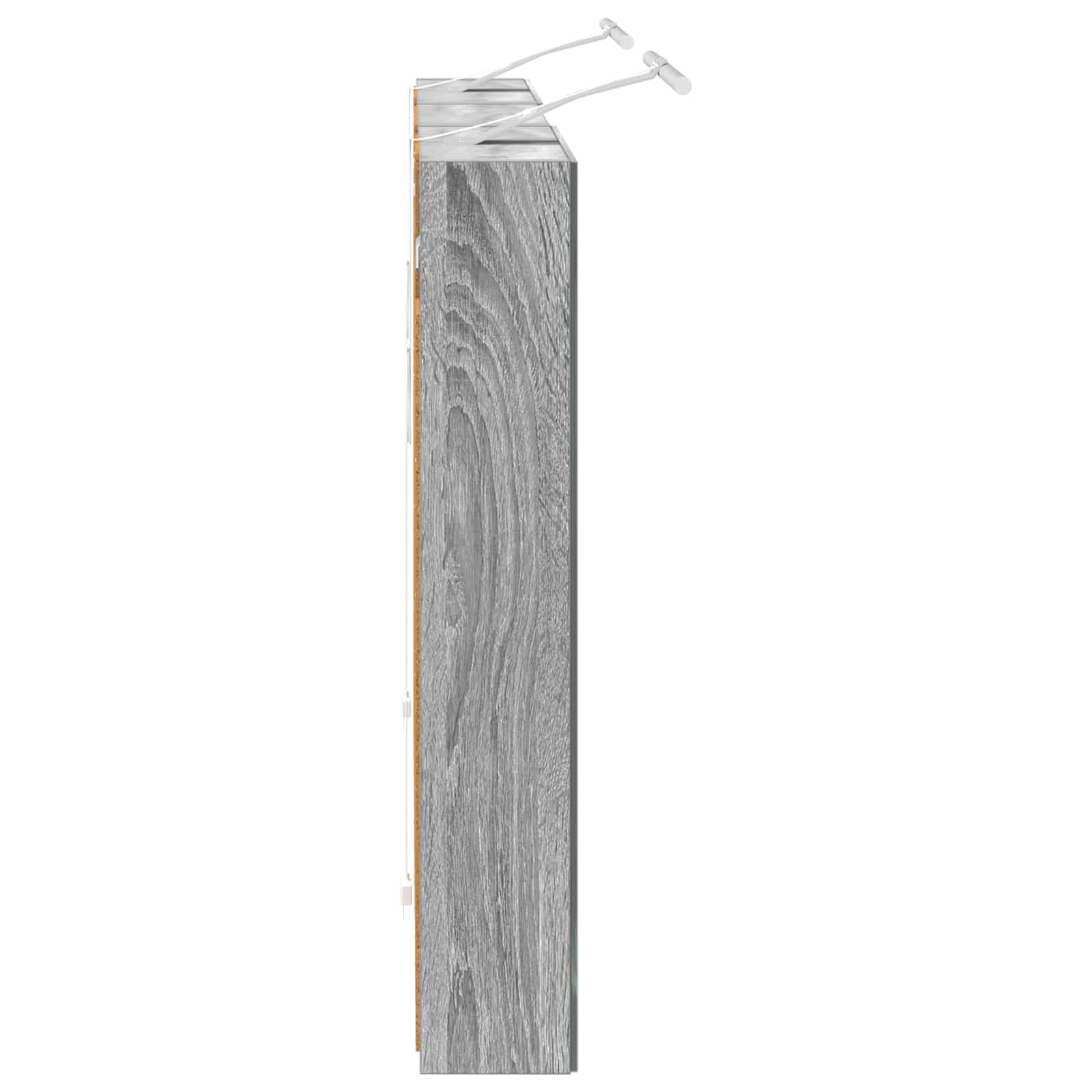 Badeværelsesskabsæt 3 pcs 110 x 10,5 x 60,5 cm Konstrueret træ