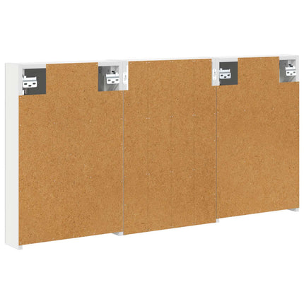 Badeværelsesskabsæt 3 stk. 120 x 10,5 x 60,5 cm Konstrueret træ
