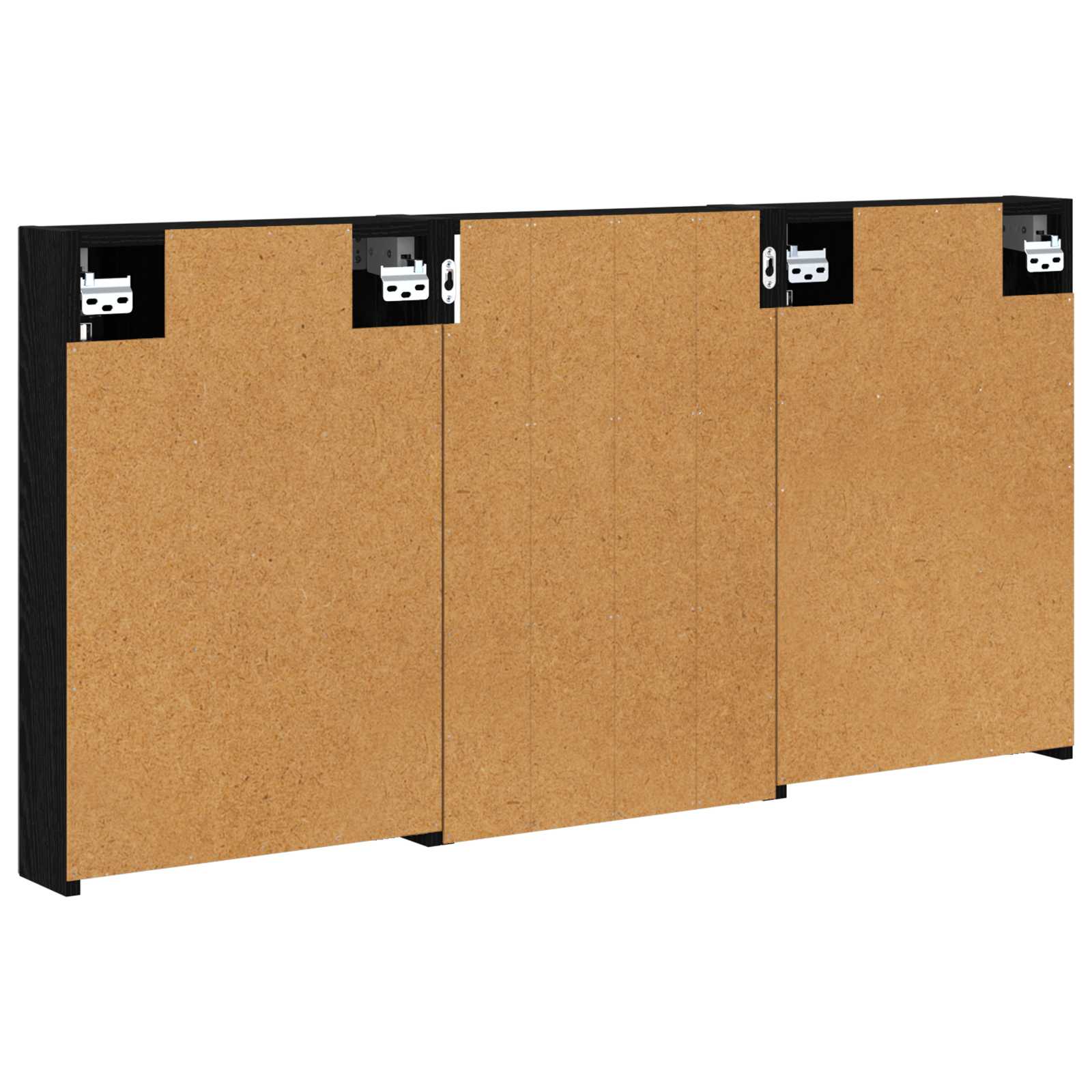 Badeværelsesskabsæt 3 pcs 120 x 10,5 x 60,5 cm Konstrueret træ