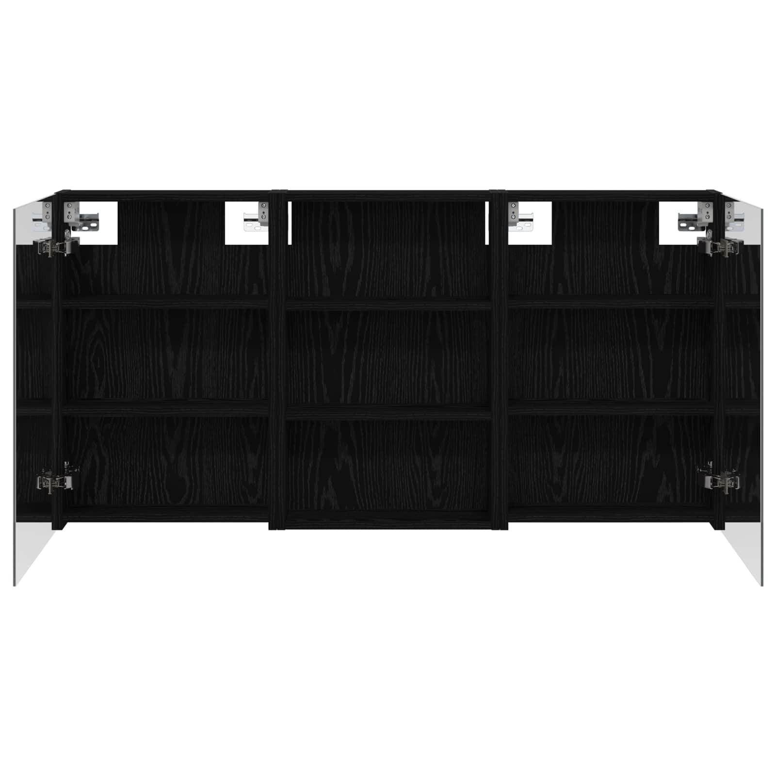 Badeværelsesskabsæt 3 pcs 120 x 10,5 x 60,5 cm Konstrueret træ