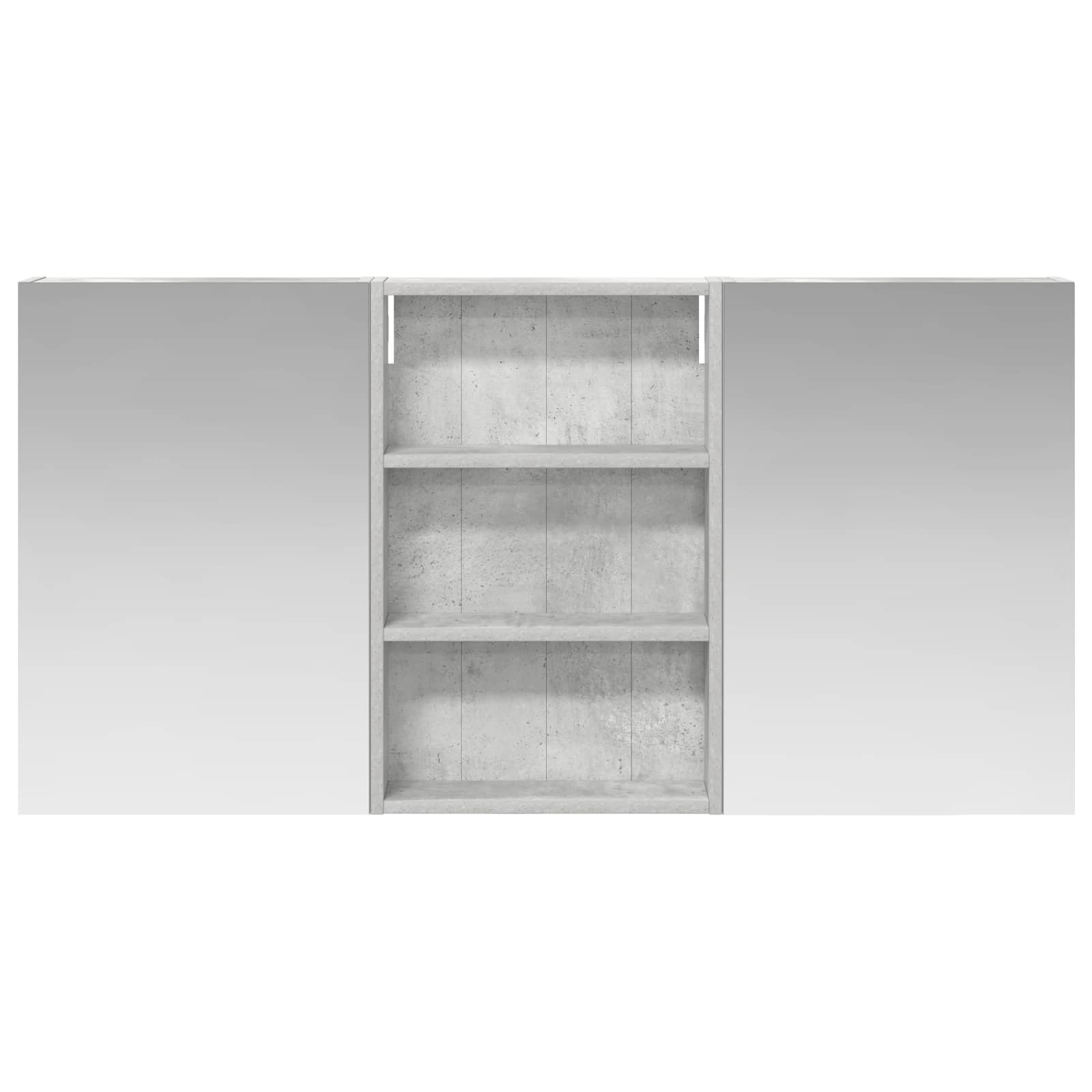 Badeværelsesskabsæt 3 pcs 120 x 10,5 x 60,5 cm Konstrueret træ