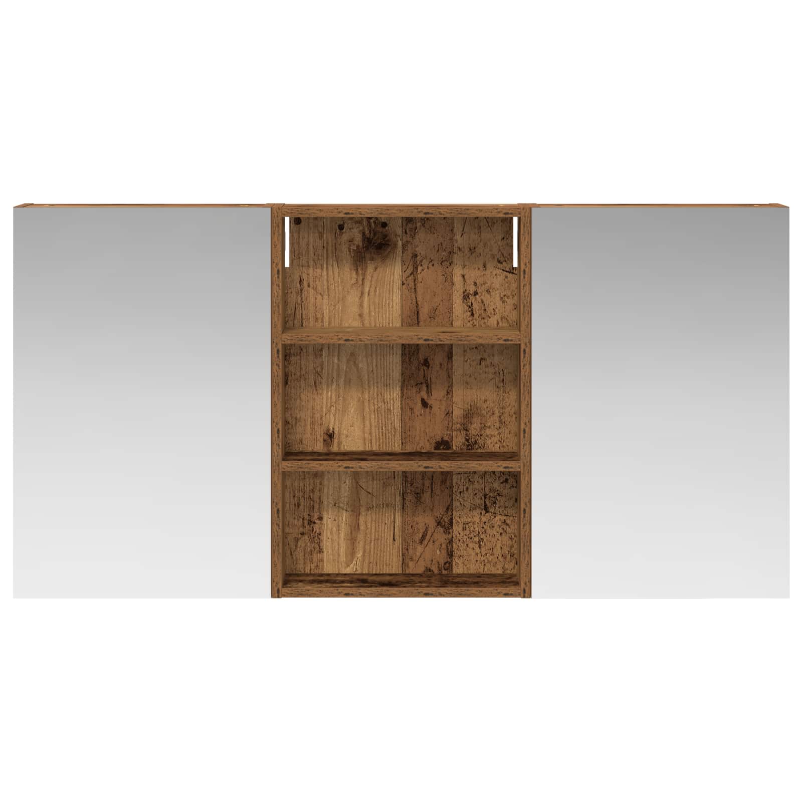 Badeværelsesskabsæt 3 pcs 120 x 10,5 x 60,5 cm Konstrueret træ