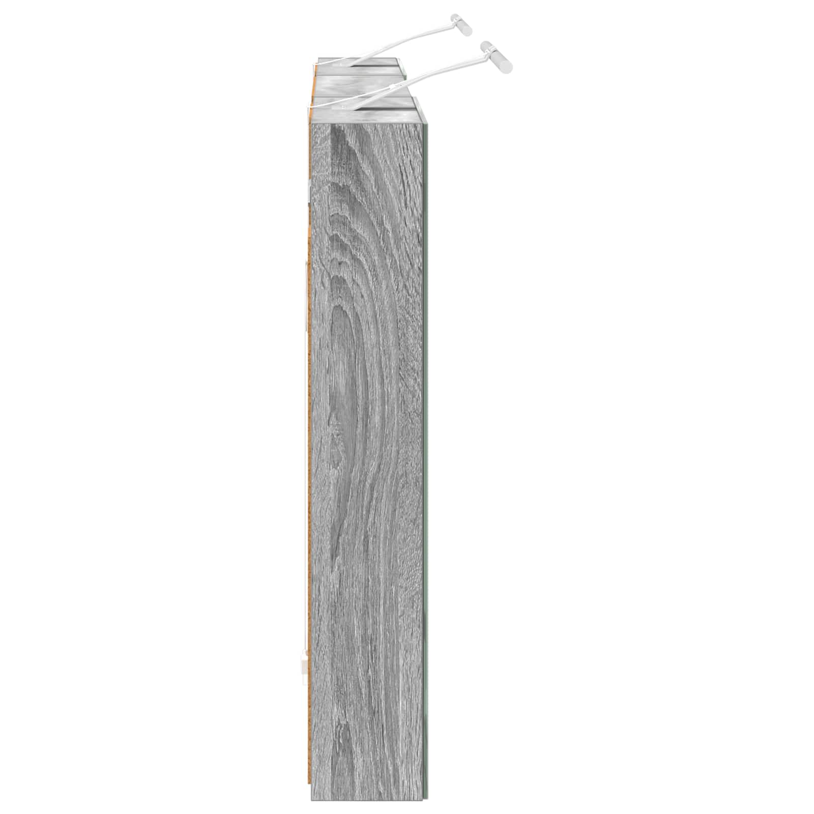 Badeværelsesskabsæt 3 pcs 120 x 10,5 x 60,5 cm Konstrueret træ