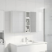 Badeværelsesskabsæt 3 pcs 120 x 14,5 x 70 cm Konstrueret træ