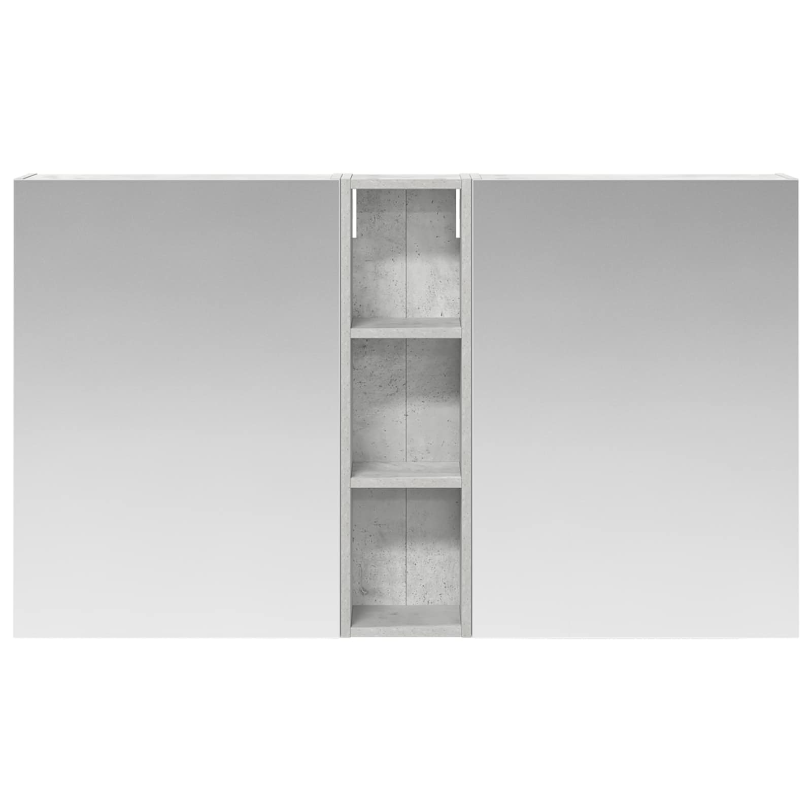 Badeværelsesskabsæt 3 pcs 120 x 14,5 x 70 cm Konstrueret træ