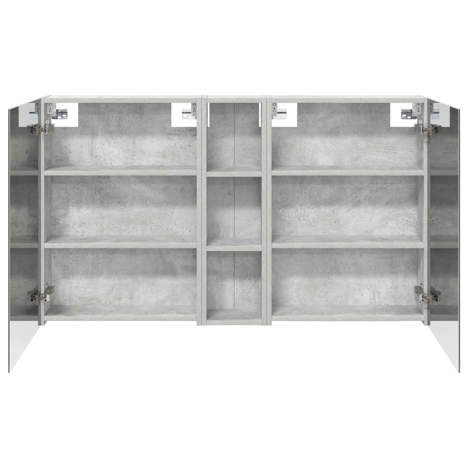 Badeværelsesskabsæt 3 pcs 120 x 14,5 x 70 cm Konstrueret træ