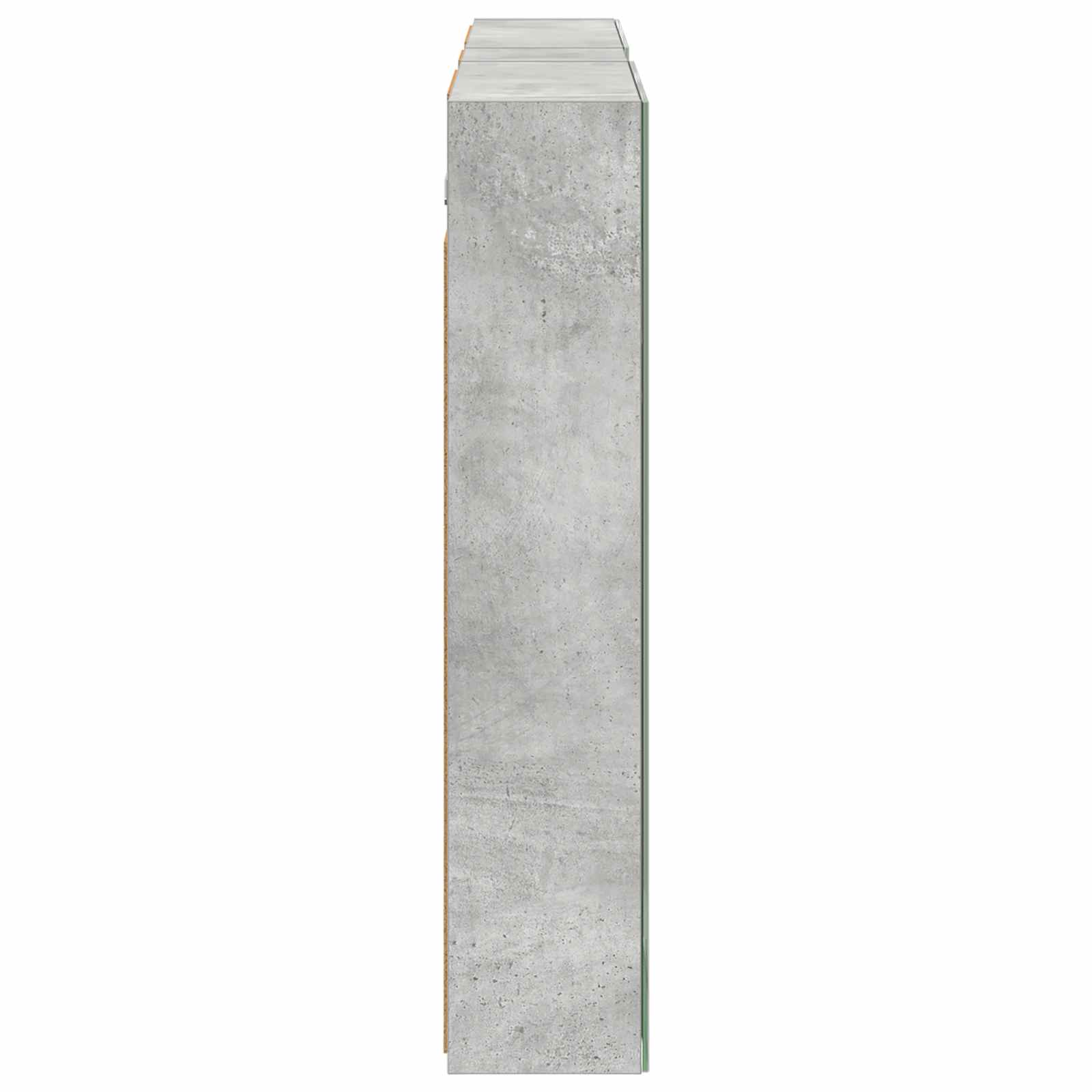 Badeværelsesskabsæt 3 pcs 120 x 14,5 x 70 cm Konstrueret træ