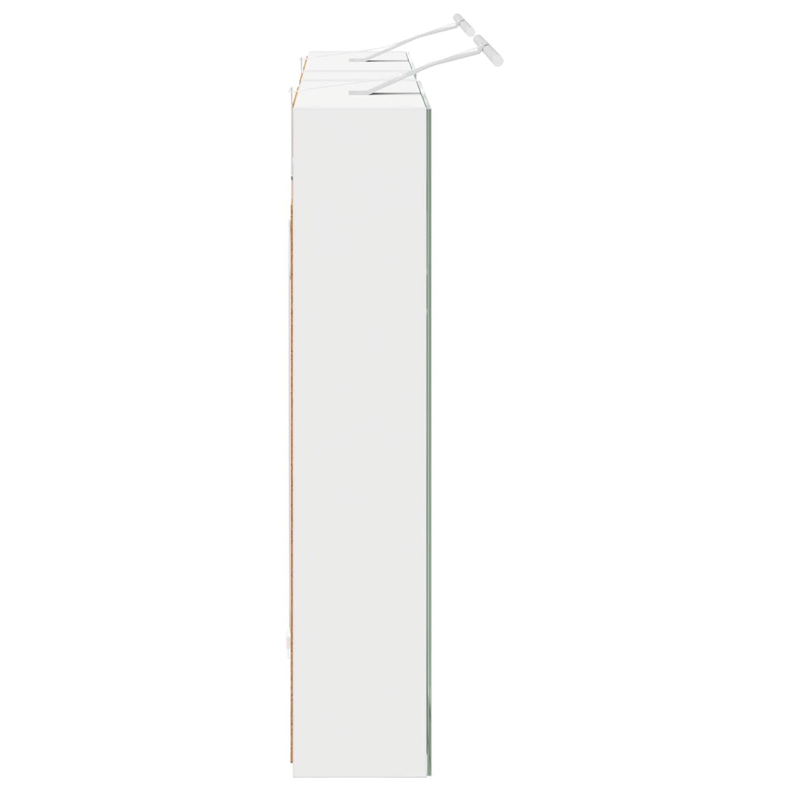 Badeværelsesskabsæt 3 pcs 120 x 14,5 x 70 cm Konstrueret træ