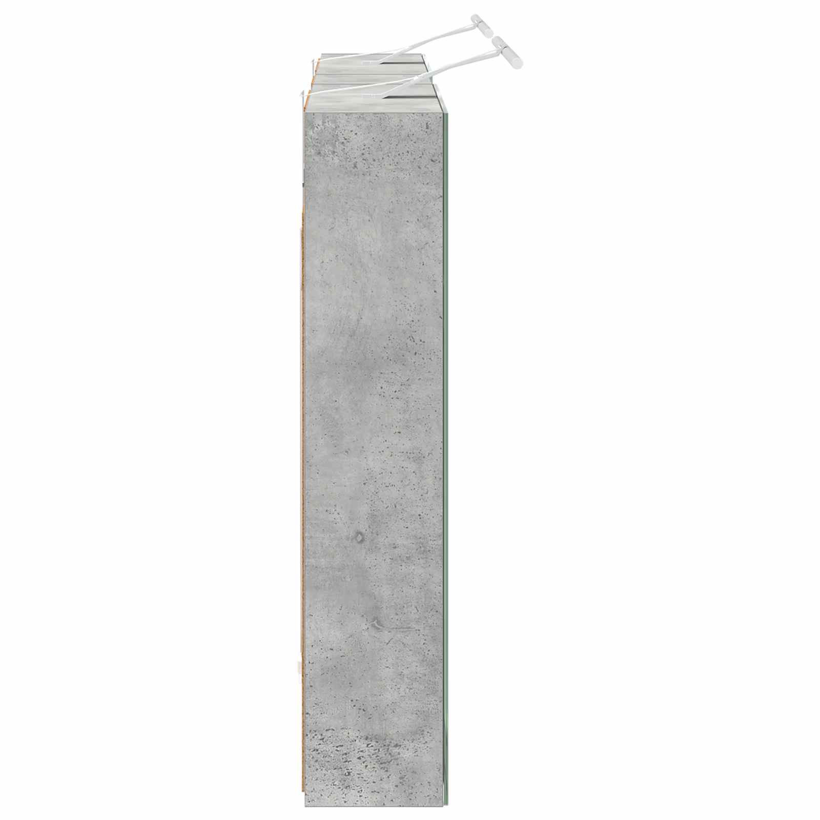 Badeværelsesskabsæt 3 pcs 120 x 14,5 x 70 cm Konstrueret træ