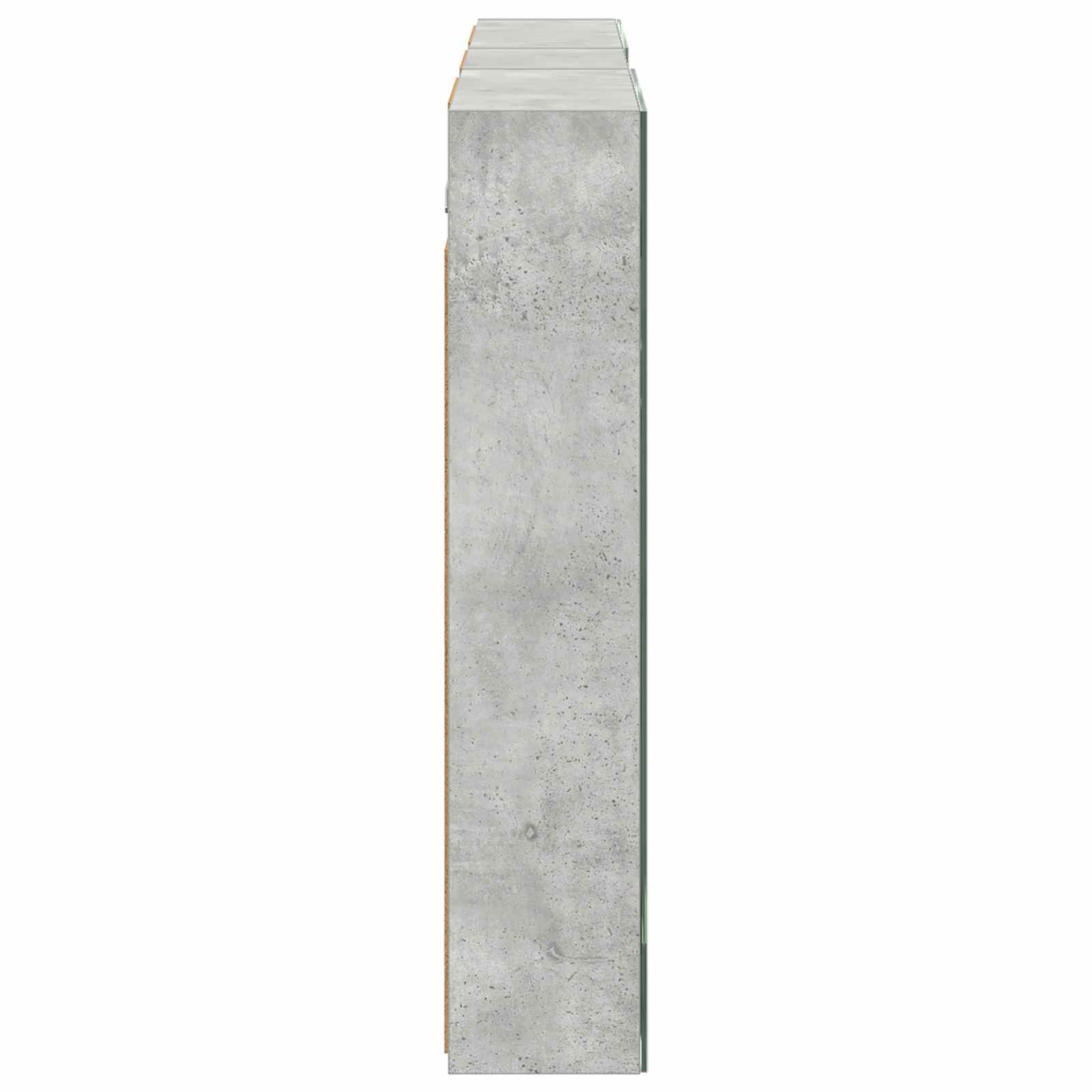Badeværelsesskabsæt 3 pcs 130 x 14,5 x 70 cm Konstrueret træ