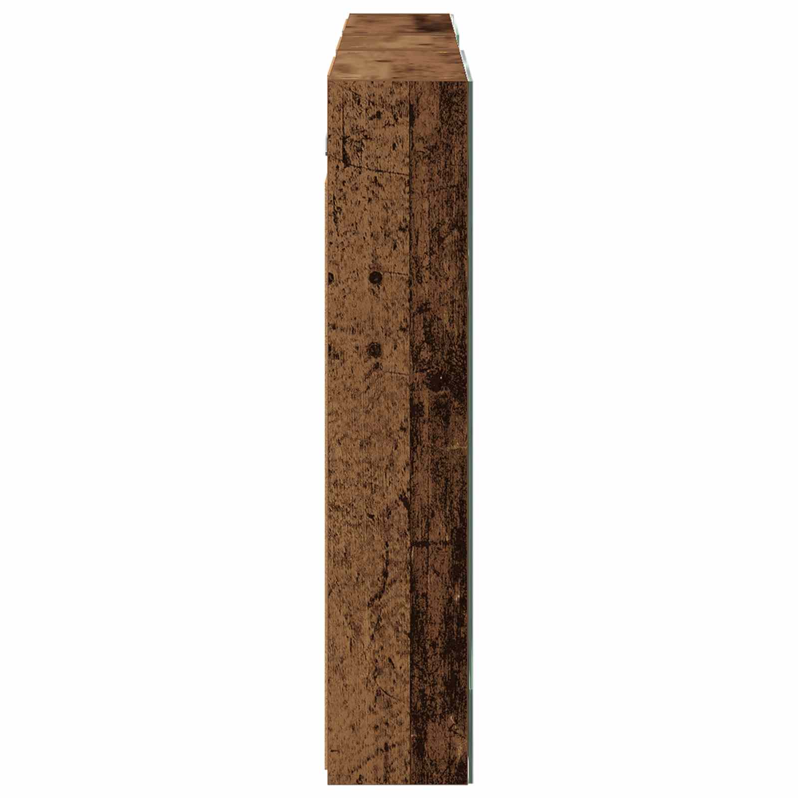 Badeværelsesskabsæt 3 pcs 130 x 14,5 x 70 cm Konstrueret træ