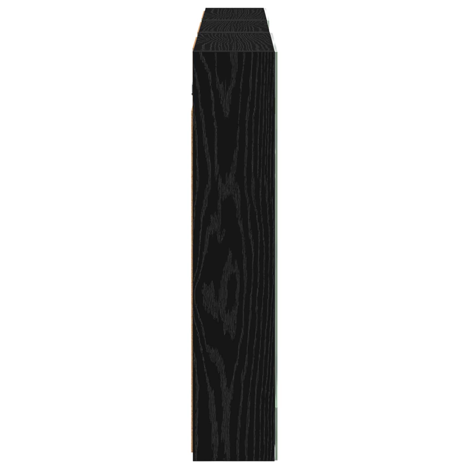 Badeværelsesskabsæt 3 pcs 140 x 14,5 x 70 cm Konstrueret træ