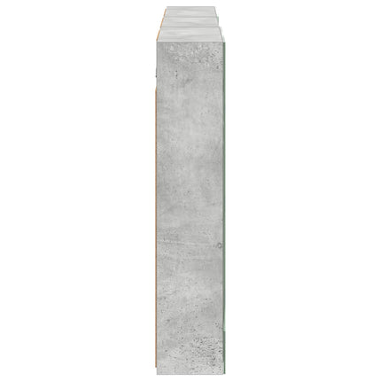 Badeværelsesskabsæt 3 stk. 140 x 14,5 x 70 cm Konstrueret træ