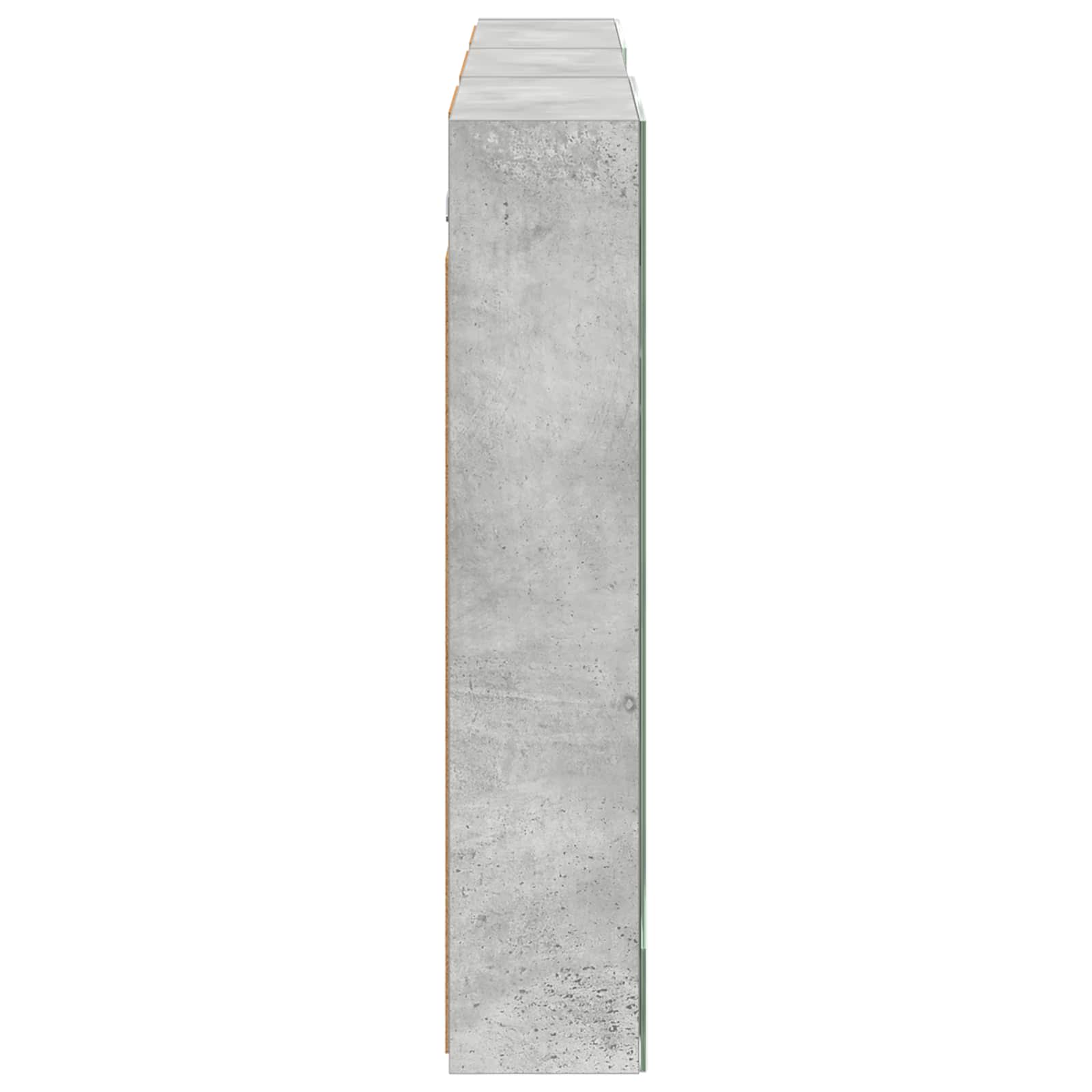 Badeværelsesskabsæt 3 pcs 140 x 14,5 x 70 cm Konstrueret træ