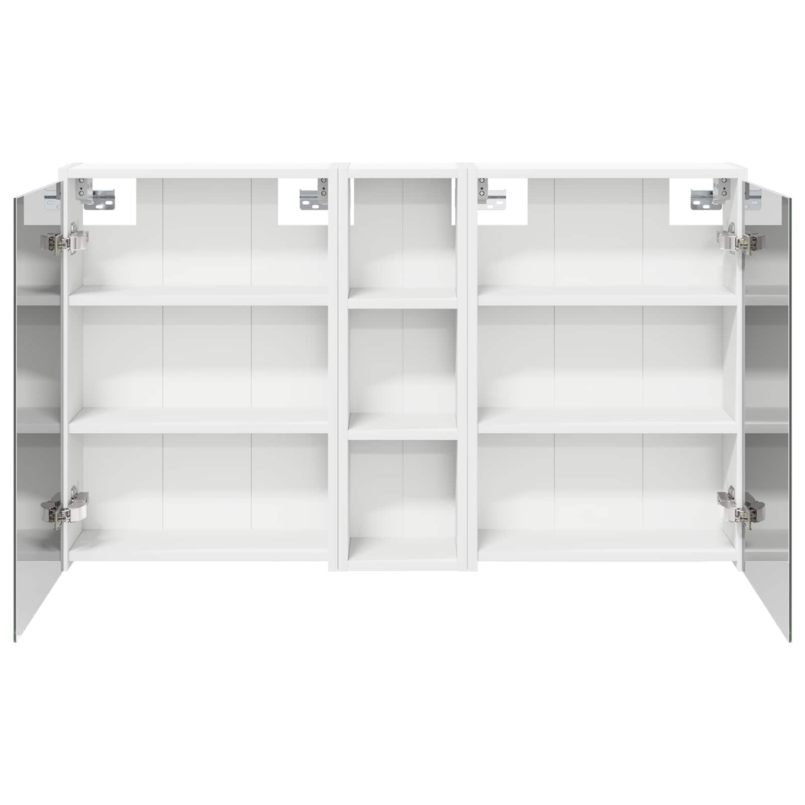 Badeværelsesskabsæt 3 pcs 106 x 16 x 62,5 cm Konstrueret træ