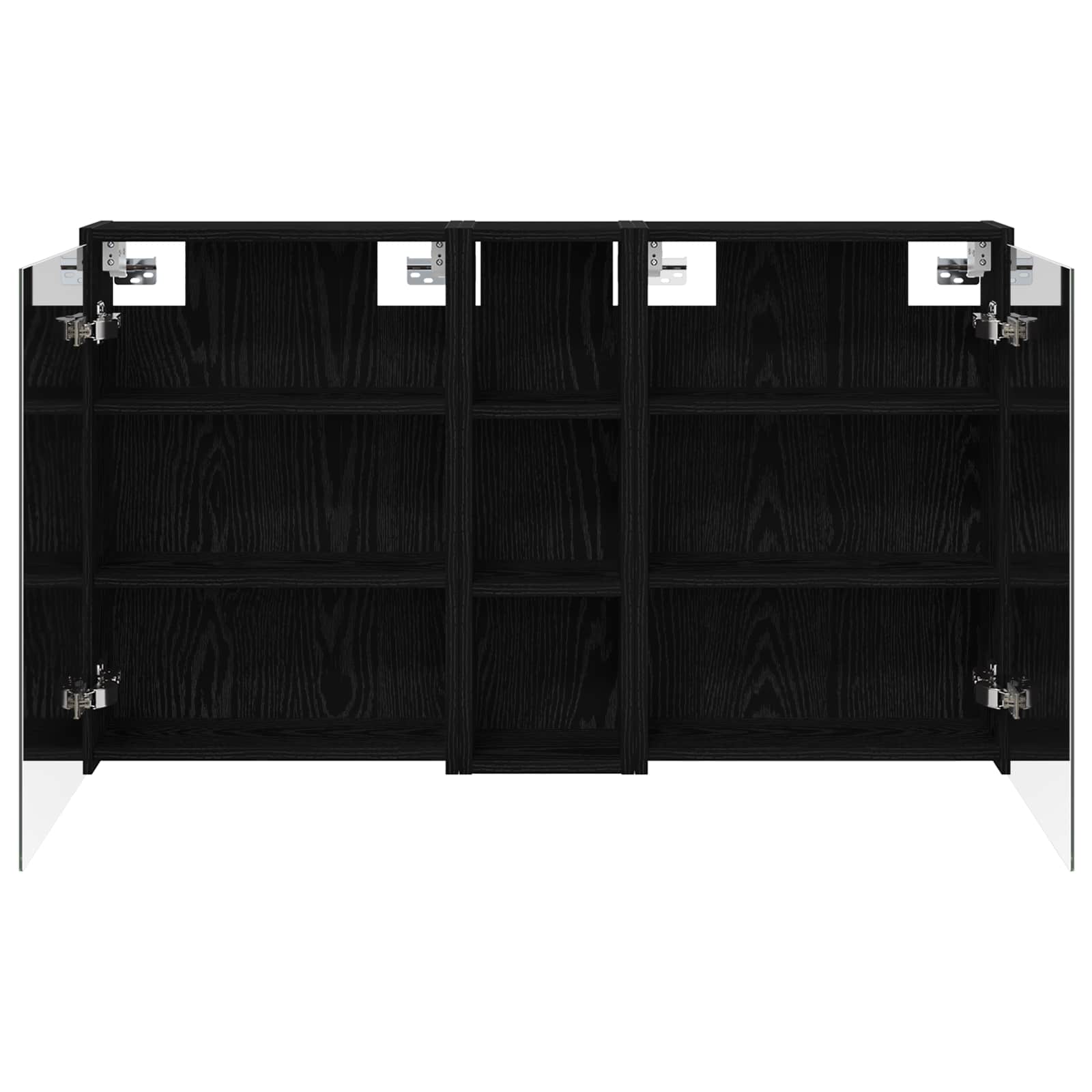 Badeværelsesskabsæt 3 pcs 106 x 16 x 62,5 cm Konstrueret træ