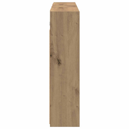 Badeværelsesskabsæt 3 stk. 106 x 16 x 62,5 cm Konstrueret træ