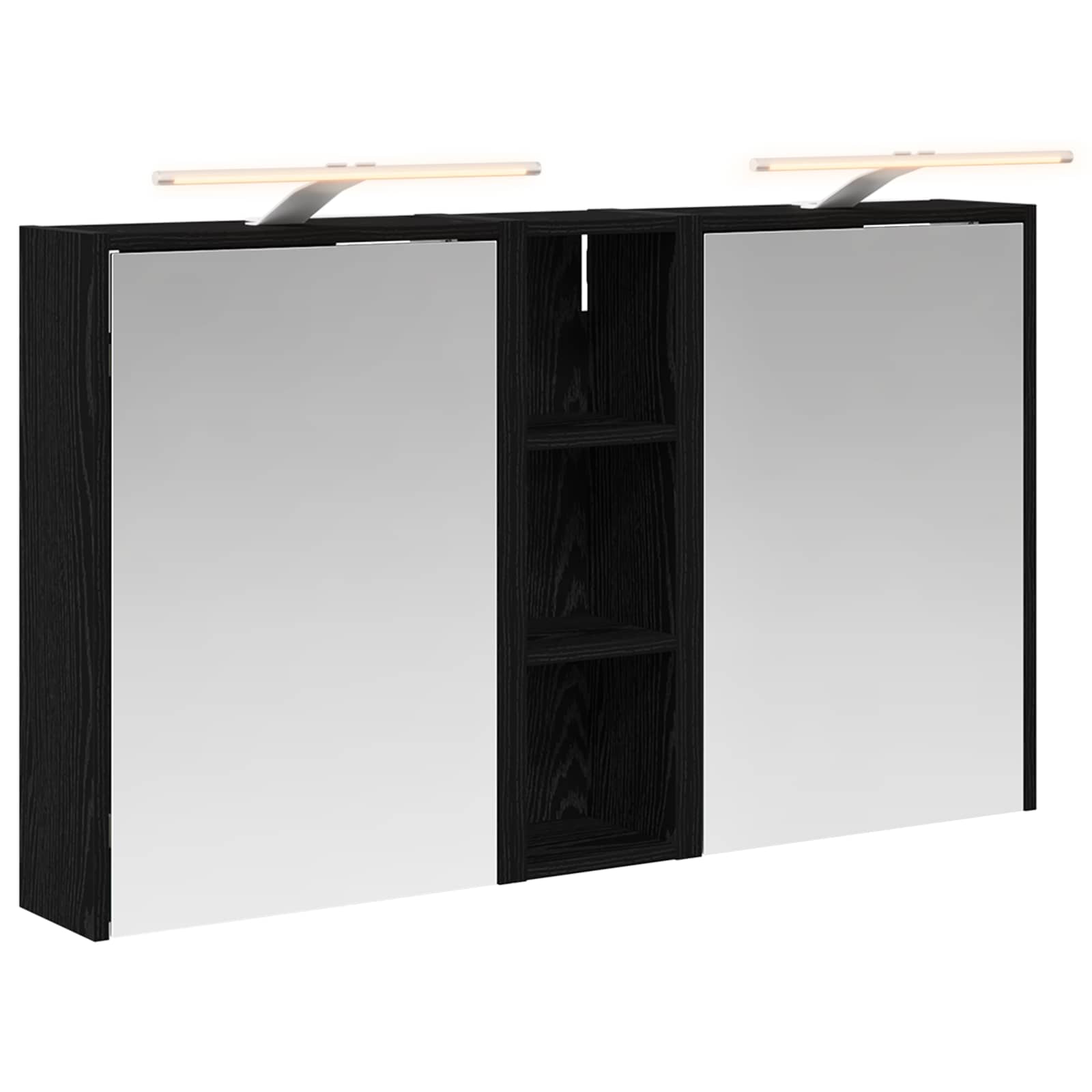 Badeværelsesskabsæt 3 pcs 106 x 16 x 62,5 cm Konstrueret træ