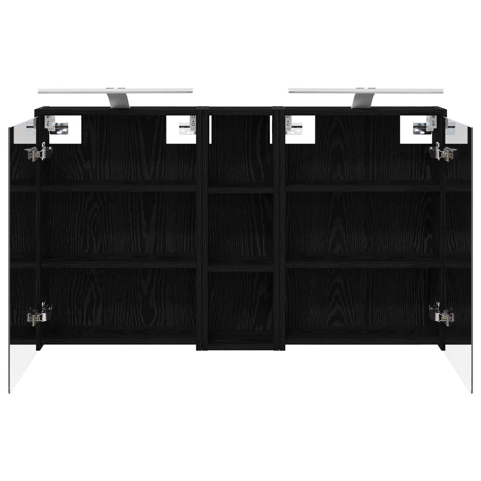 Badeværelsesskabsæt 3 pcs 106 x 16 x 62,5 cm Konstrueret træ