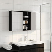 Badeværelsesskabsæt 3 pcs 116 x 16 x 62,5 cm Konstrueret træ