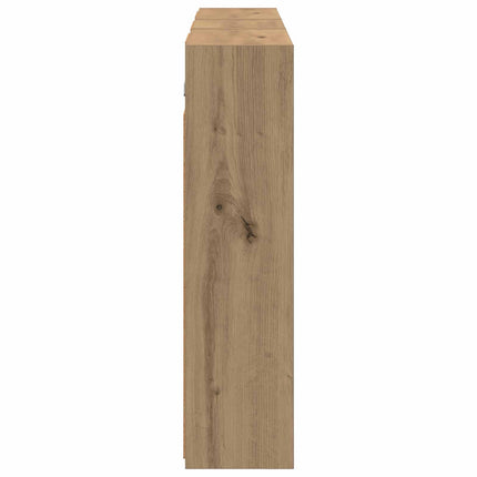 Badeværelsesskabsæt 3 stk. 116 x 16 x 62,5 cm Konstrueret træ