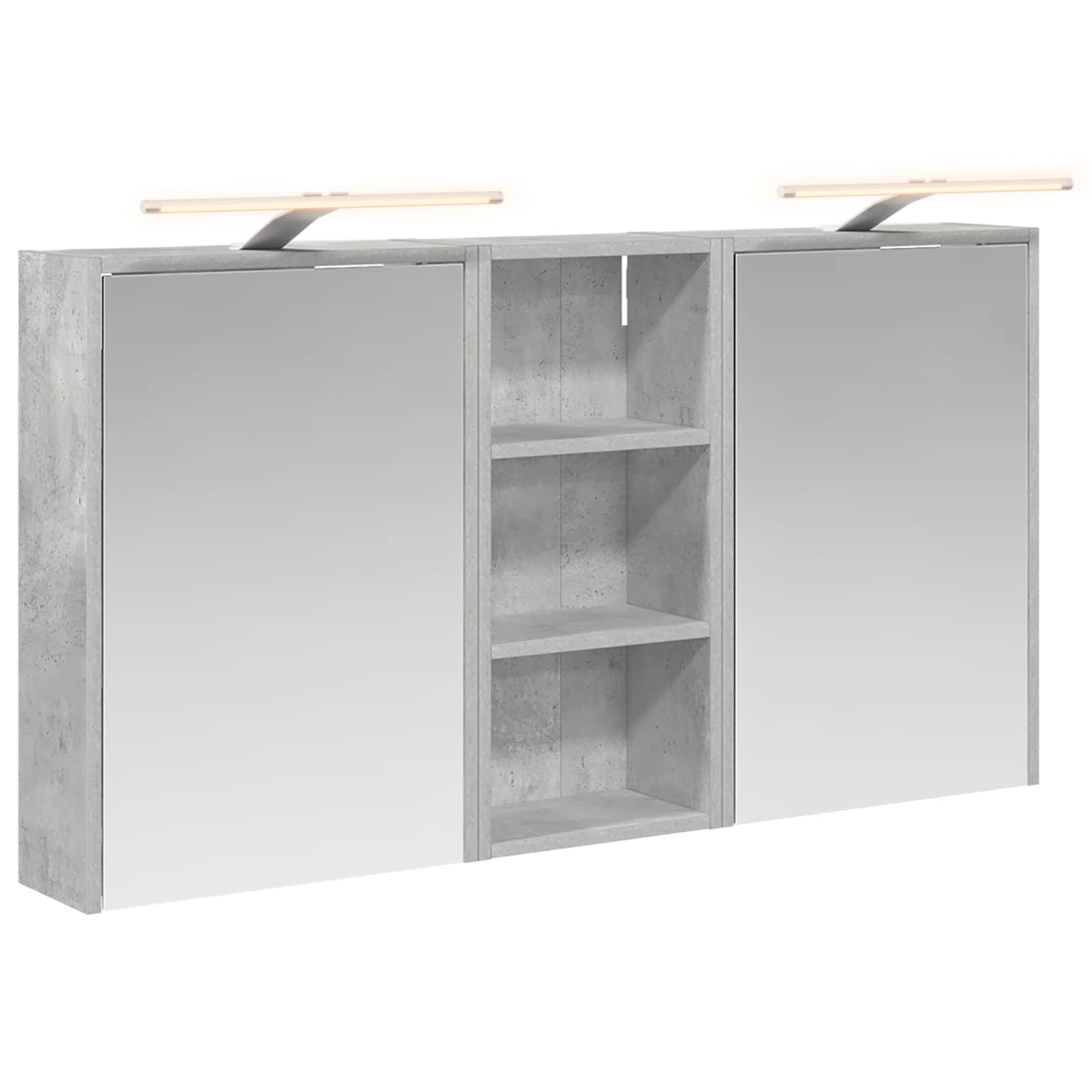 Badeværelsesskabsæt 3 pcs 116 x 16 x 62,5 cm Konstrueret træ