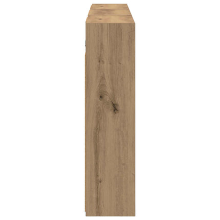Badeværelsesskabsæt 3 stk. 126 x 16 x 62.5 cm Konstrueret træ