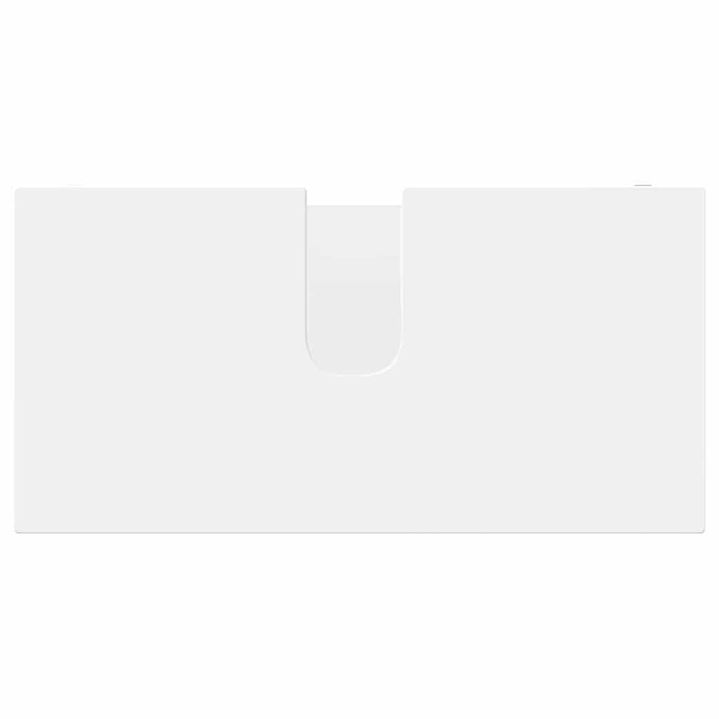 Badeværelsesmøbel sæt med skuffe 4 pcs Hvid Konstrueret træ